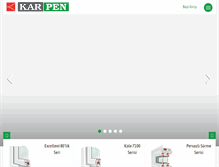 Tablet Screenshot of karpen.com.tr